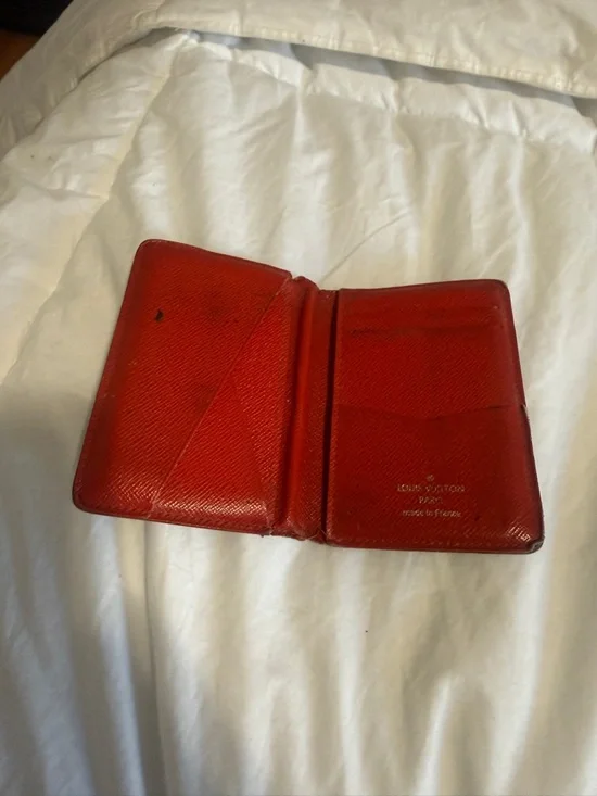 Louis Vuitton Black & Grey Monogram Pocket organizer Personalized J.D - Picture 3 of 5